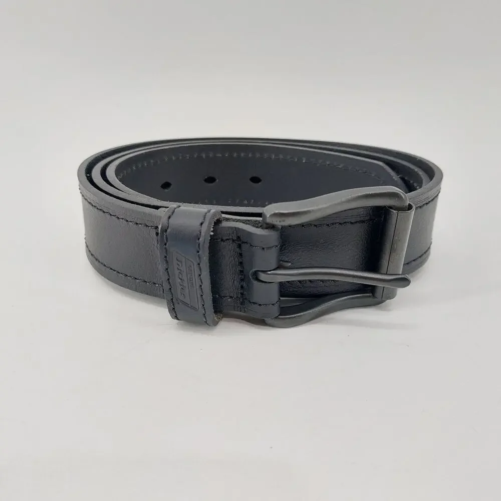 Dickies Black Men's Leather Belt Size 36 Workwear Streetwear